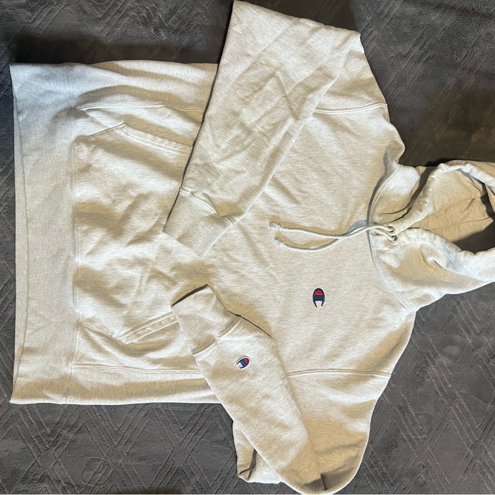 Champion Heather Gray Hoodie
